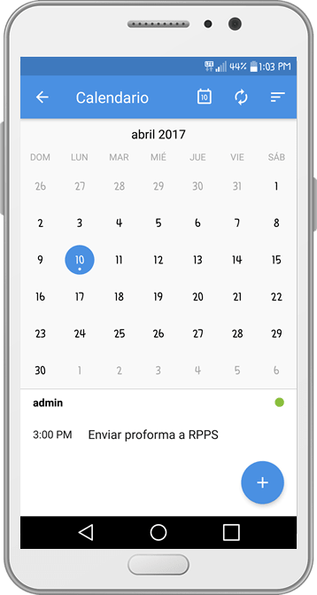 Organize su Calendario
